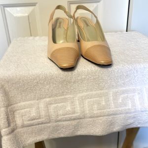 J Renee pumps, sling back, 3” heels